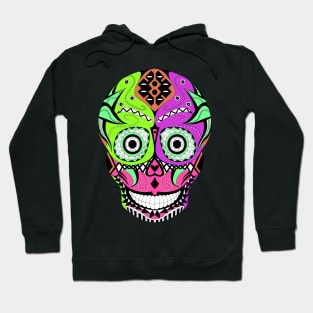 nerd sugar skull ecopop Hoodie